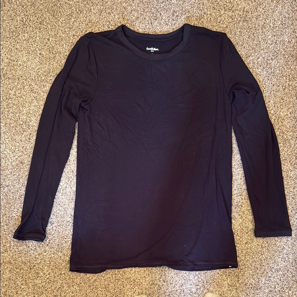 Goodfellow & Co Classic Black Long Sleeve Tee